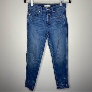 Madewell Slim Straight Ankle Jeans Size 26